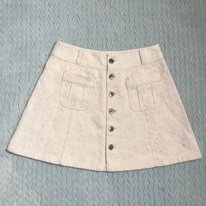 Free People button down skirt